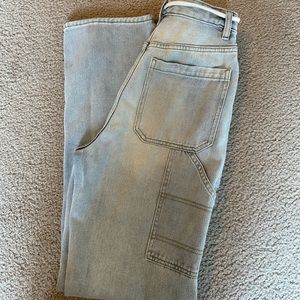 PacSun cargo jeans with tie waist